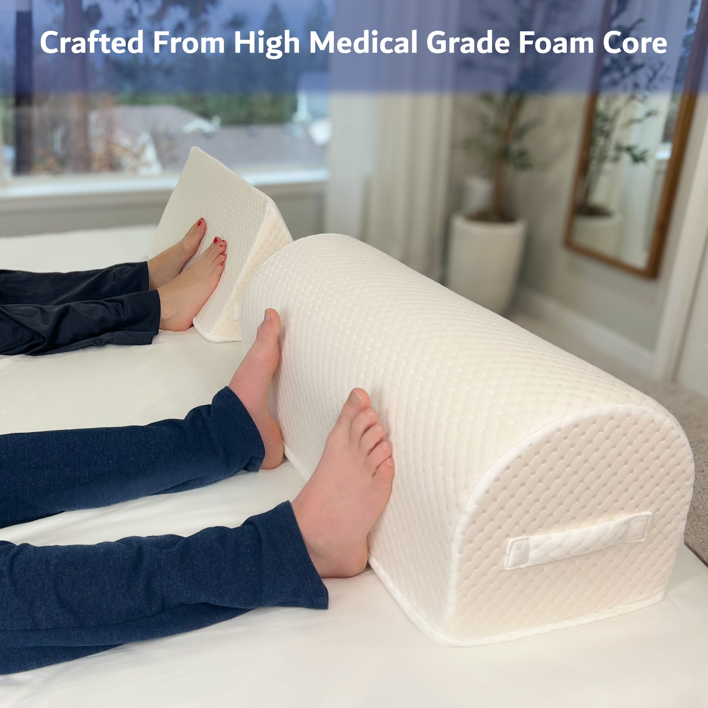 Triangle Wedge Foot Pillow