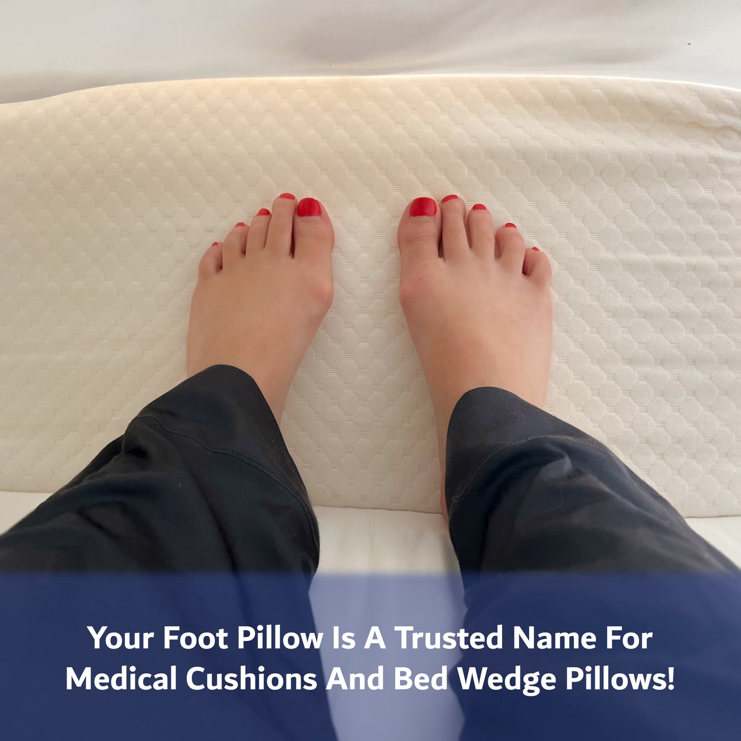 Triangle Wedge Foot Pillow