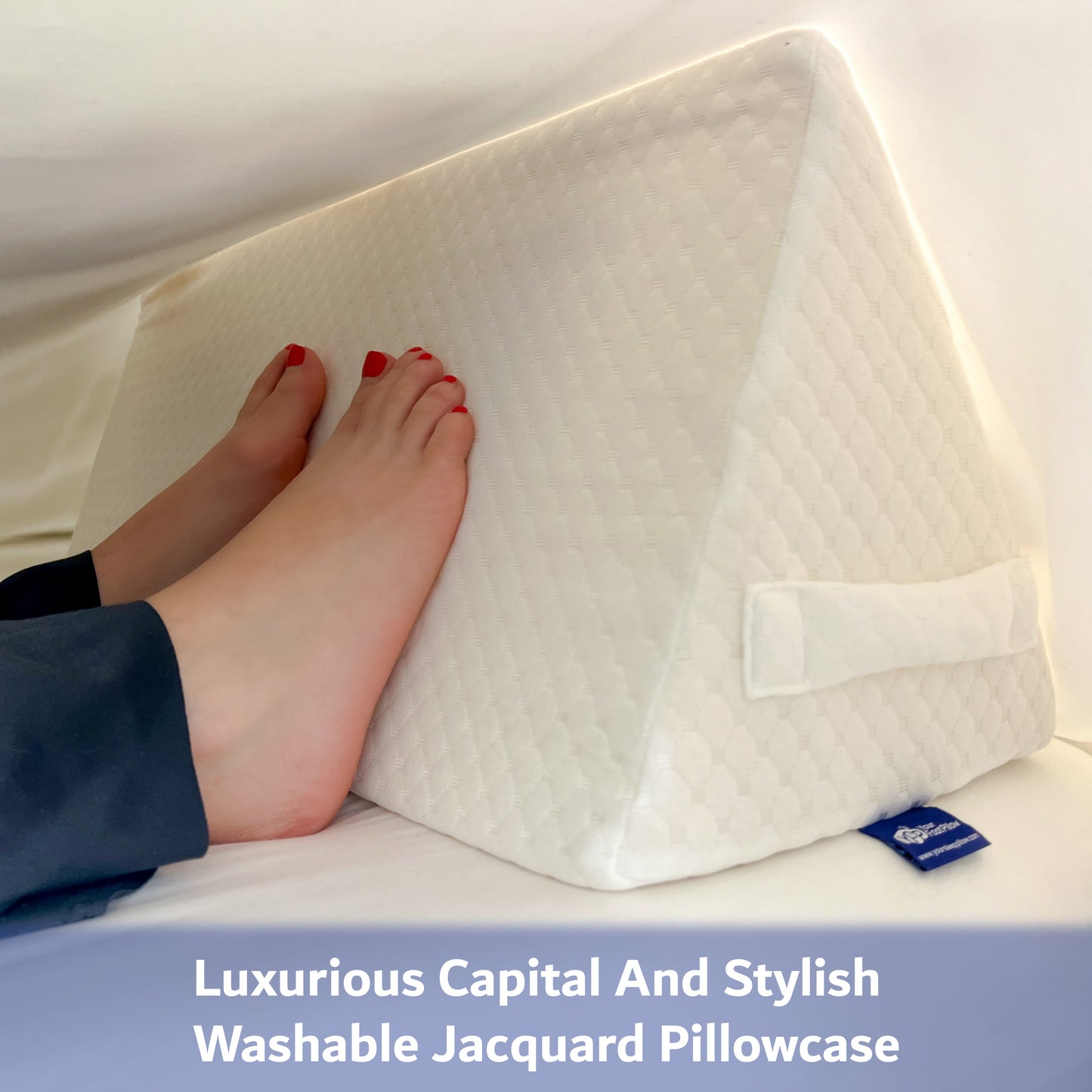 Triangle Wedge Foot Pillow