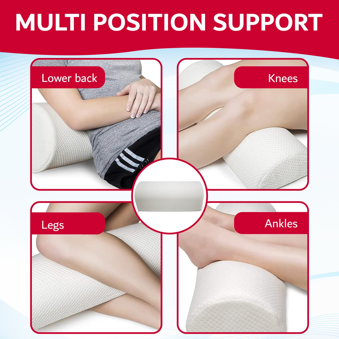 Half Moon Foot Pillow