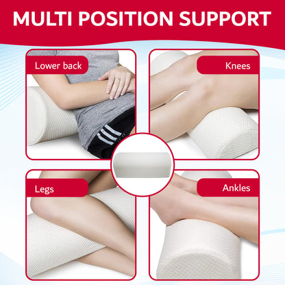 Your Foot Pillow Half Moon Foot Pillow, Leg elevation, Back, Lumbar, Blanket Elevation Pillow For Rest Less Leg and Ankle Support