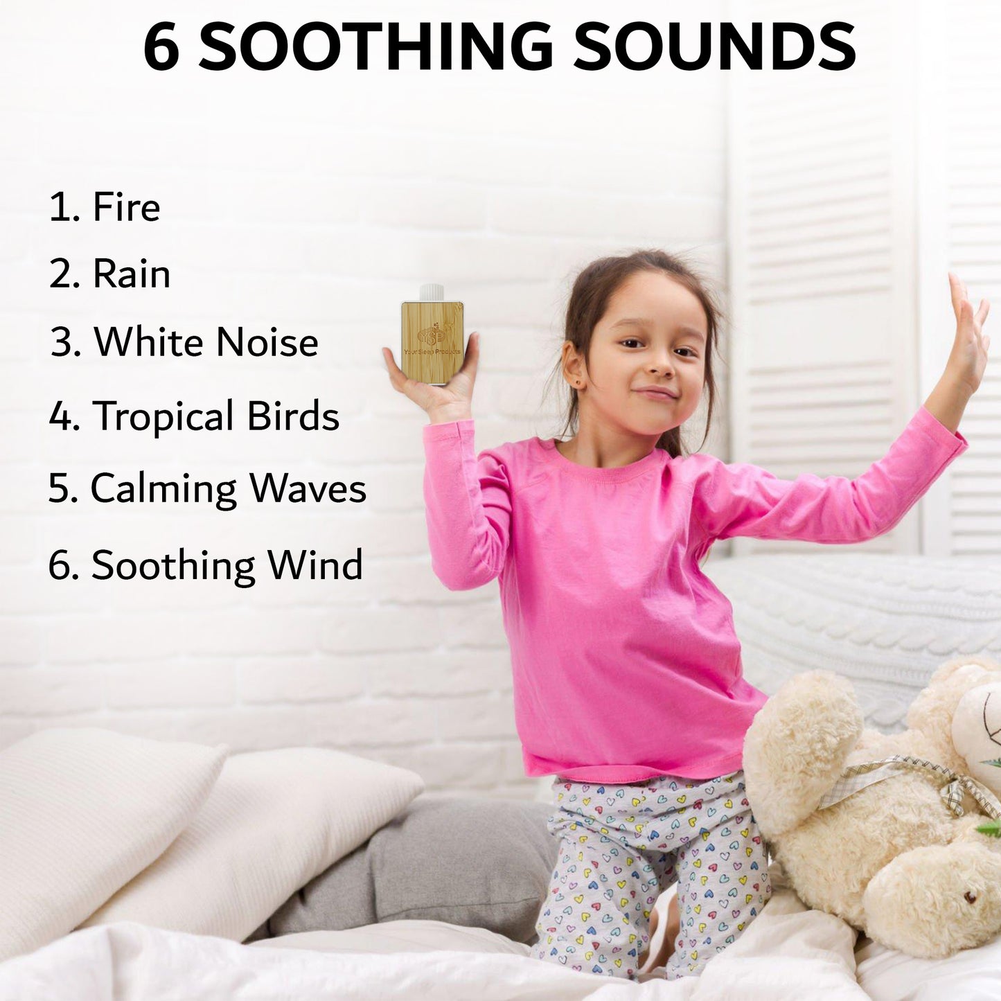 Your Sound Sleep Machine Bluetooth Speaker, White Noise Machine, Sleep Therapy Sound Machine